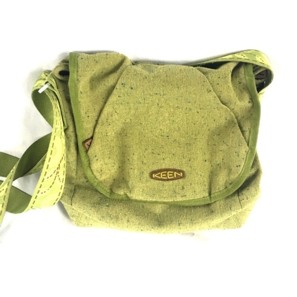 Keen Handbags - KEEN Green Brooklyn II Wool Boucle  Crossbody